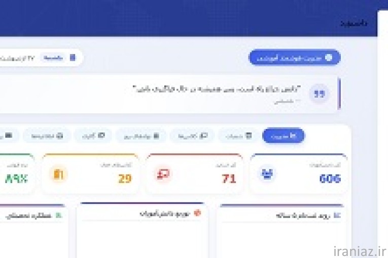 نرم افزار مدیریت مدرسه در حالت حضوری و آنلاین