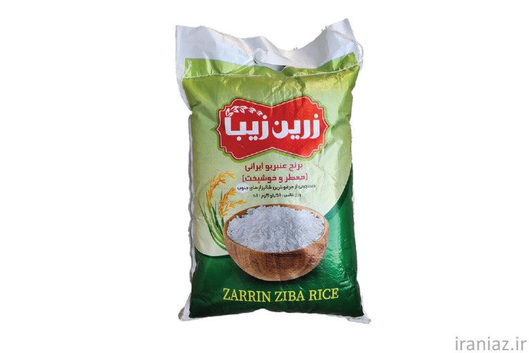 فروش برنج عنبربو ایرانی بسته بندی 10 کیلوگرمی - درجه یک
