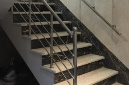 نرده استیل حفاظ پله پیچ و استخر