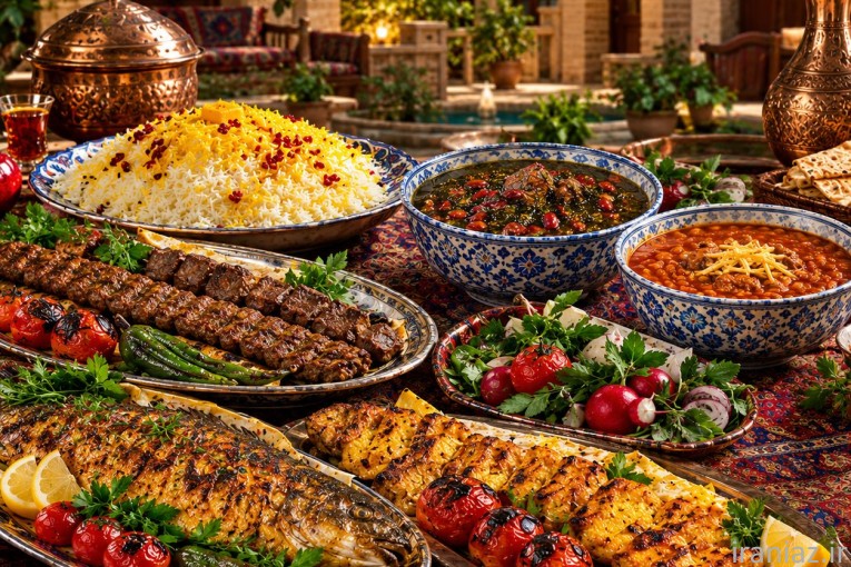 غذای لذیذ و خوشمزه