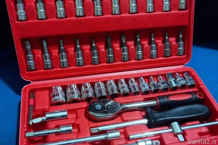 آچار بوکس ۴۶ پارچه جنس (تک و عمده)