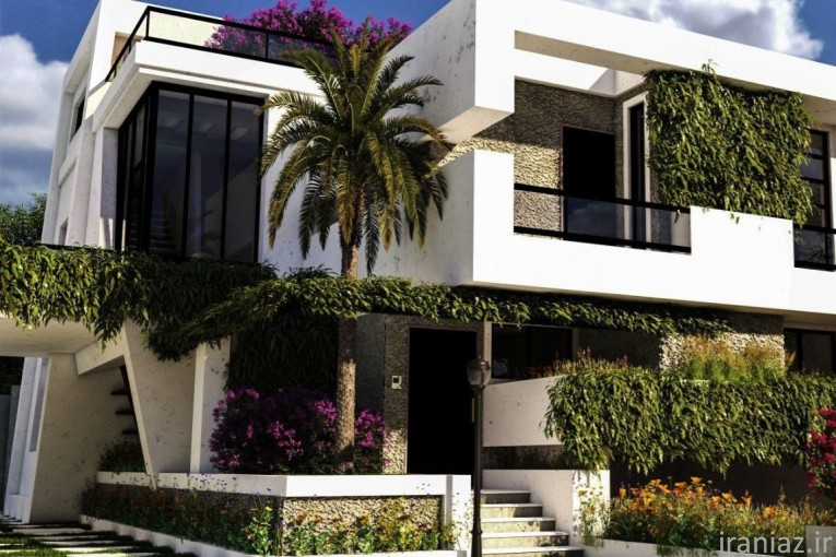 طراحی معماری ویلا داخلی نما محوطه سازی و پلان