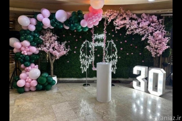 سالن مهمانی پذیرایی مراسم همراه dj عکاس با من 