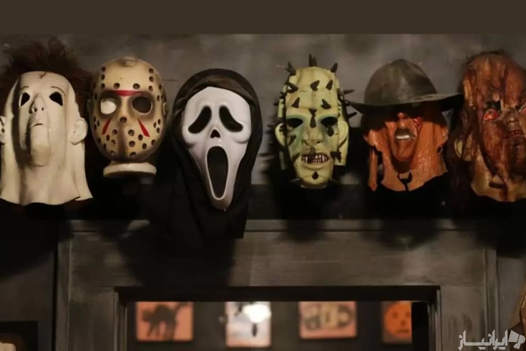ماسک ترسناک هالووین برای سرگرمی