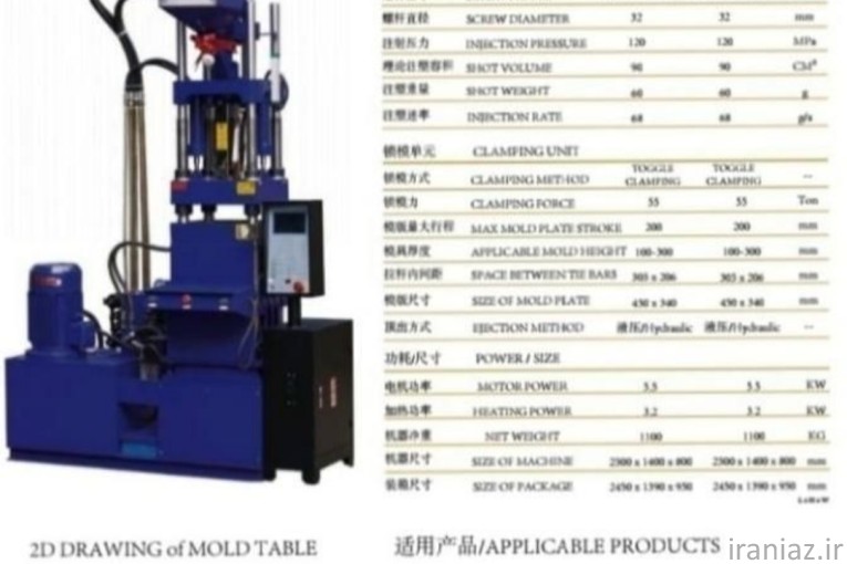دستگاه تزریق پلاستیک