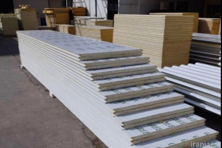 ساندویچ پنل ورق شیروانی رنگی و گالوانیزه