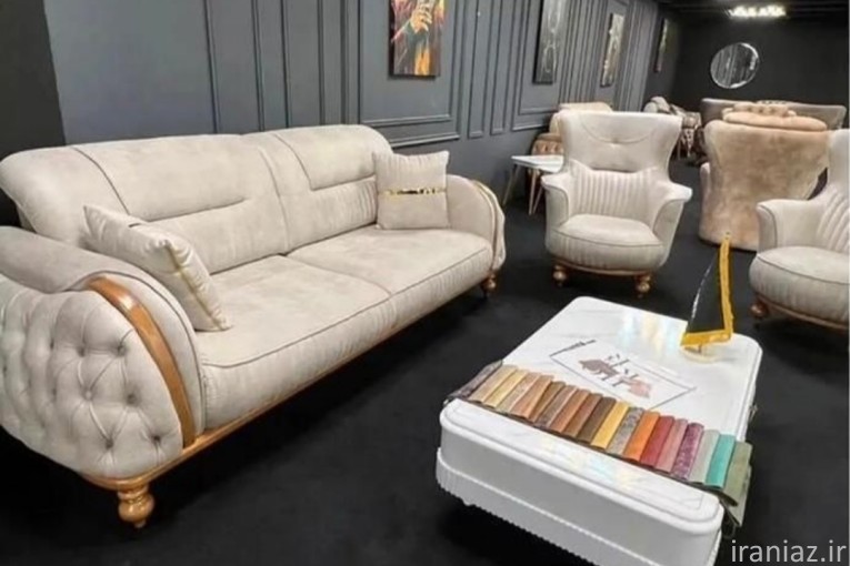 مبل راحتی تختخواب شو مدل ژینوس