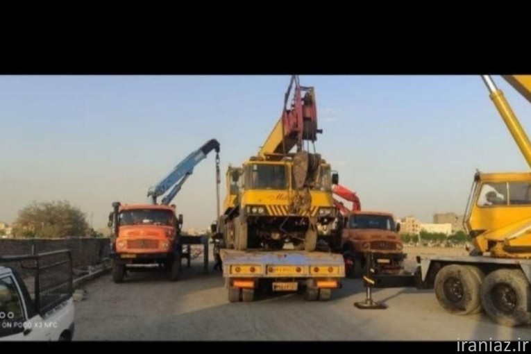 جرثقیل کفی دار ۱۰ الی ۲۰ تنی