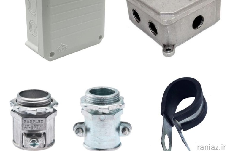 جعبه تقسیم برق/ گلند / بست عایقدار