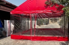 چادر برزنتی پایه دار باغی