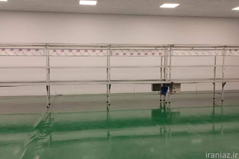 نوار نقاله خط مونتاژ لوازم آشپزخانه