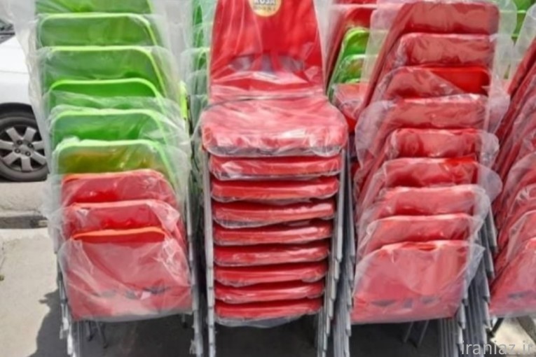 صندلی پلاستیکی فست فوت غذاخوری