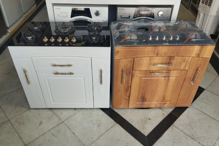 اجاق گاز طرح فر چوبی