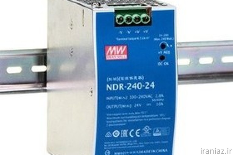 منبع تغذیه و شارژر باطری مینول meanwell و فراتاب ، ادیسون 12ولت ، 24vو 48 ولت 10 آمپر و 5آمپر
