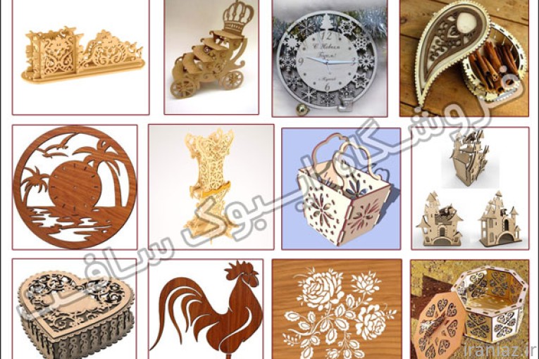 پکیج 10000 طرح معرقکاری لیزر و سی ان سی