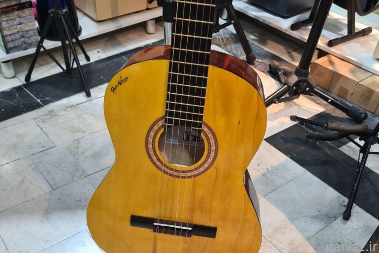 گیتار پاکو c40 به همراه پایه و کیف و دفتر نت