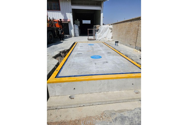 فروش و نصب باسکول 60 تن تریلی کش با هشت عدد لودسل