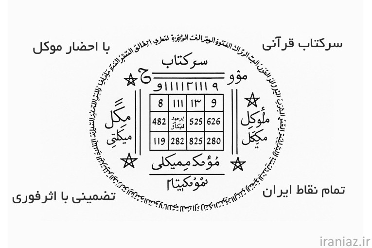 سرکتاب قرآنی موکل دار | سرکتاب با احضار موکل، واقعی و تضمینی با اثر فوری