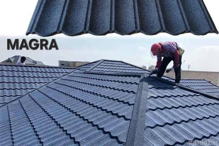 ورق شیروانی  سنگ ریزه ای ماگرا