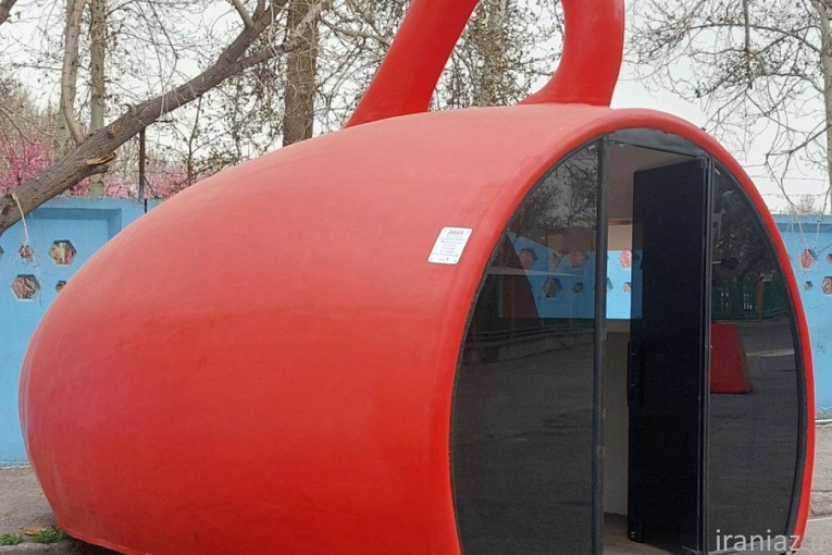 کیوسک طرح لیوان قهوه لاکچری