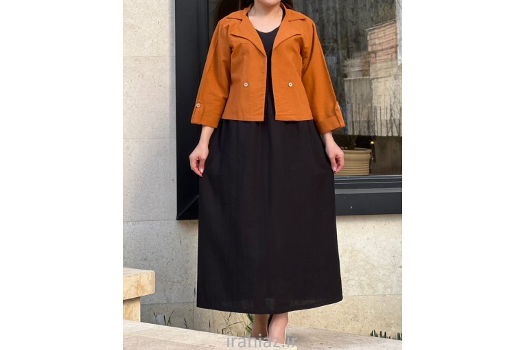 کت سارافون یقه انگلیسی 849  
