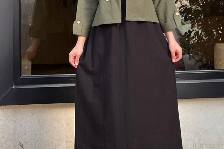 کت سارافون یقه انگلیسی 849  