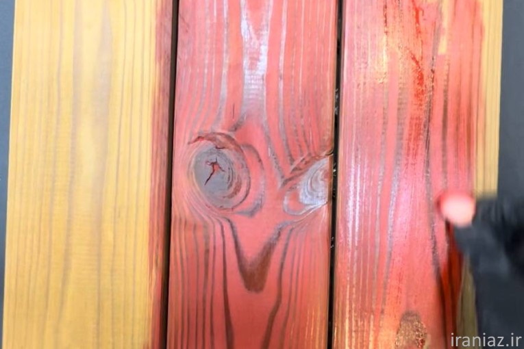 رنگ تک مرحله ای چوب