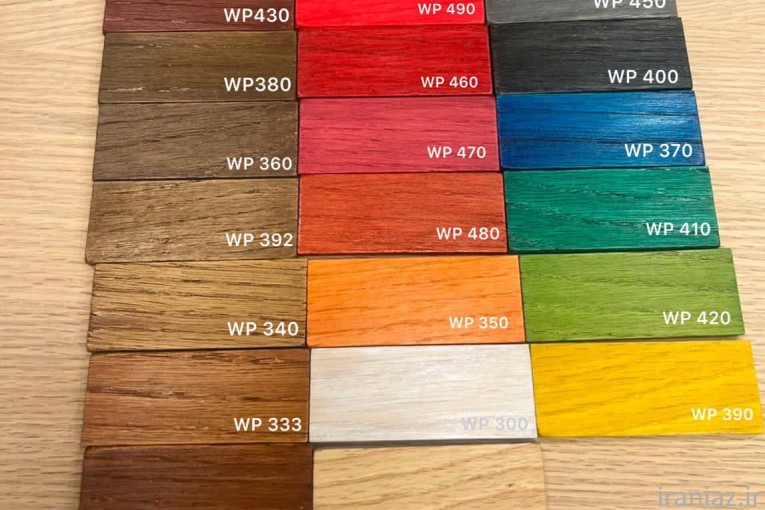 رنگ تک مرحله ای چوب