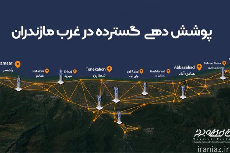 اینترنت پر سرعت وایرلس غرب مازندران