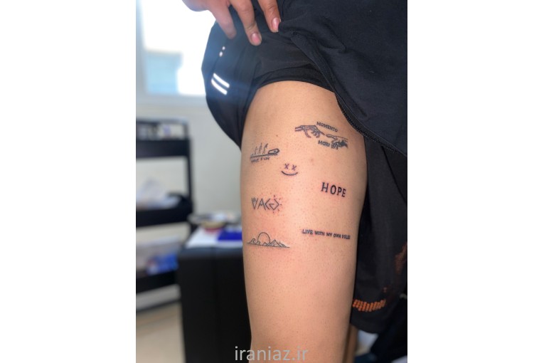 مدل تتو بدن