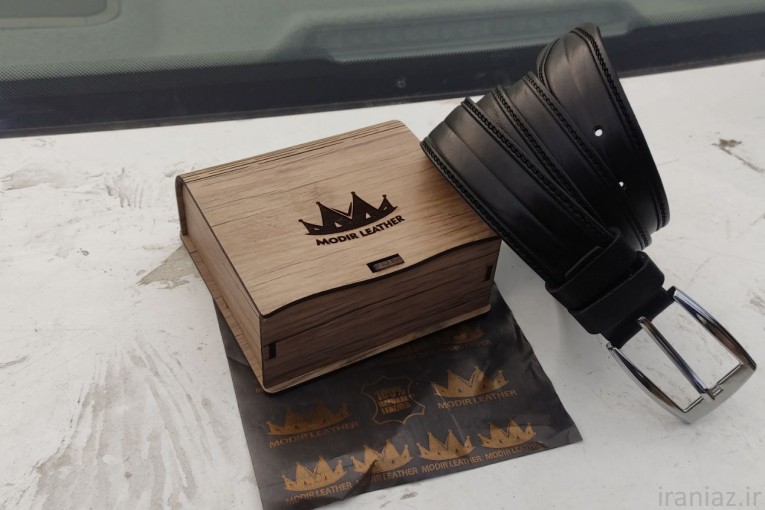 کمربند چرم اصل گاومیشی