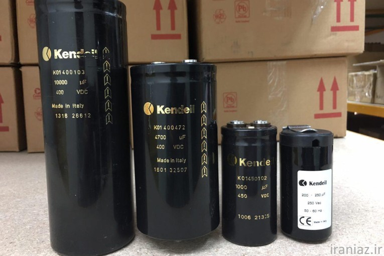خازن کندیل ایتالیا DC ولتاژ و خازن دوکاتی ایتالیا AC ولتاژ